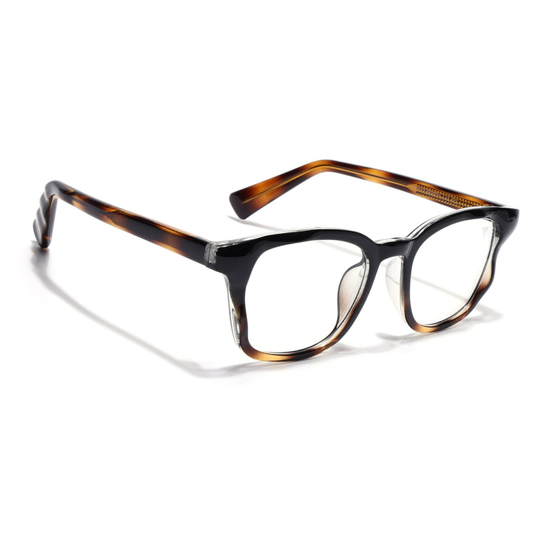 Obsidian | Voyage Demi Brown Wayfarer Eyeglasses for Men & Women (99312FMG8188)