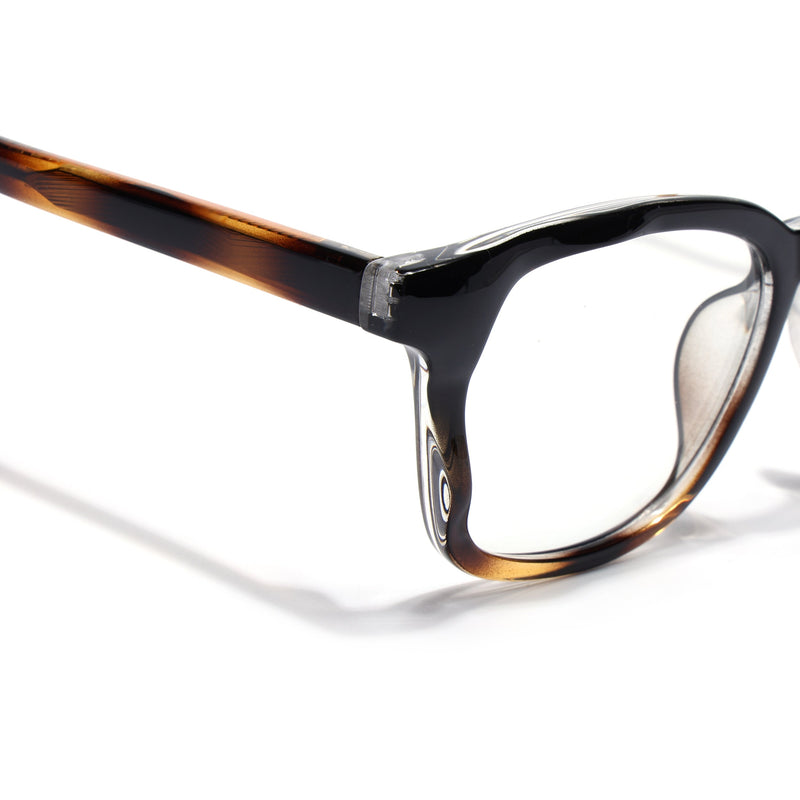 Obsidian | Voyage Demi Brown Wayfarer Eyeglasses for Men & Women (99312FMG8188)