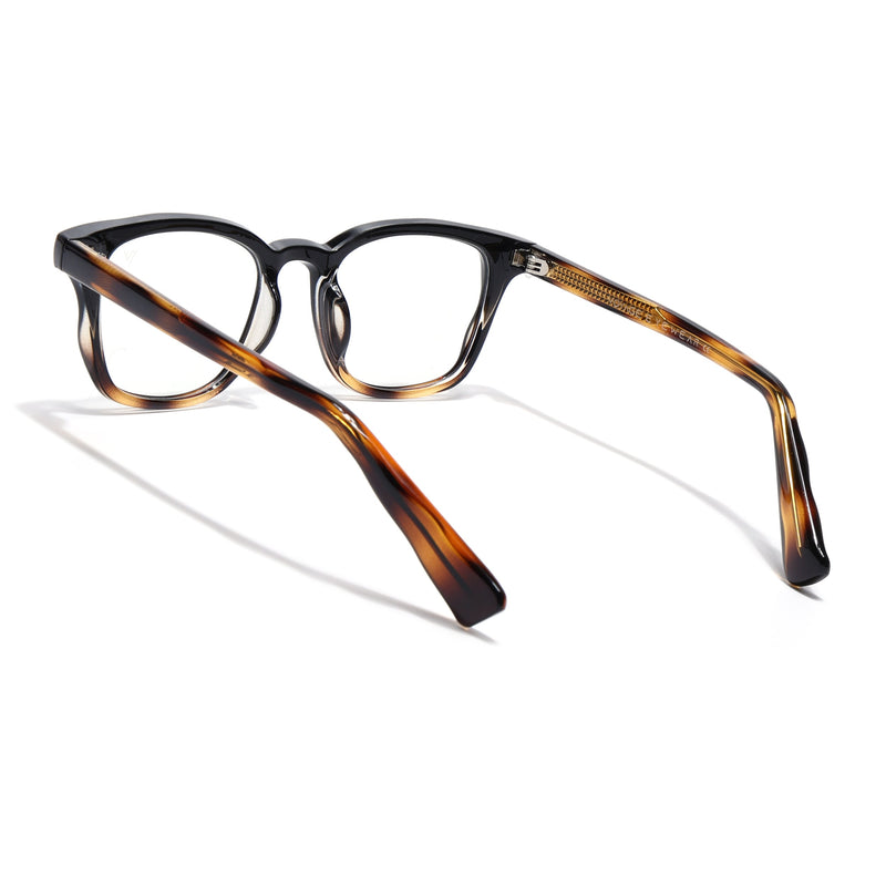 Obsidian | Voyage Demi Brown Wayfarer Eyeglasses for Men & Women (99312FMG8188)
