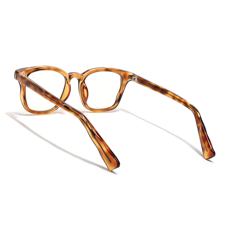 Obsidian | Voyage Orange Wayfarer Eyeglasses for Men & Women (99312FMG8189)