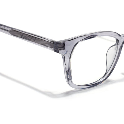 Obsidian | Voyage Grey Wayfarer Eyeglasses for Men & Women (99312FMG8190)