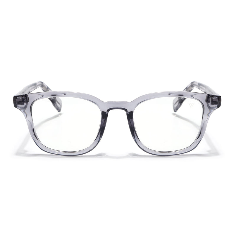 Obsidian | Voyage Grey Wayfarer Eyeglasses for Men & Women (99312FMG8190)