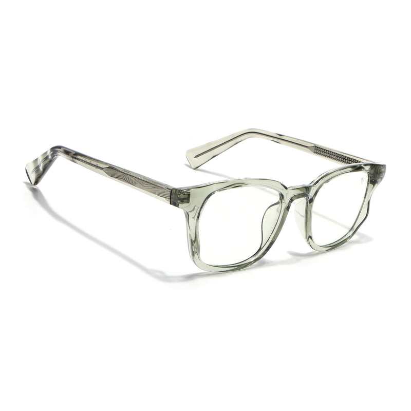 Obsidian | Voyage Green Wayfarer Eyeglasses for Men & Women (99312FMG8191)