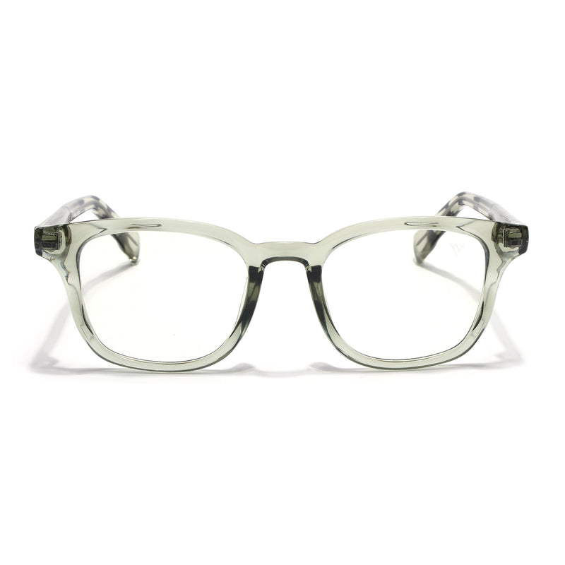 Obsidian | Voyage Green Wayfarer Eyeglasses for Men & Women (99312FMG8191)