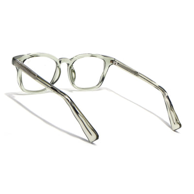 Obsidian | Voyage Green Wayfarer Eyeglasses for Men & Women (99312FMG8191)