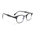 Voyage Black Half Rim Eyeglasses for Men & Women (9940FMG7127-C1)