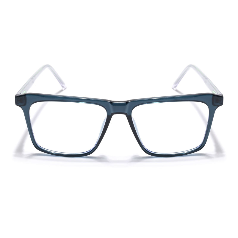 Eyejack Minimals Sea Green Square Eyeglasses for Men & Women (A02FCL1316-C6)