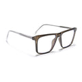 Eyejack Minimals Brown Square Eyeglasses for Men & Women (A02FCL1317-C7)