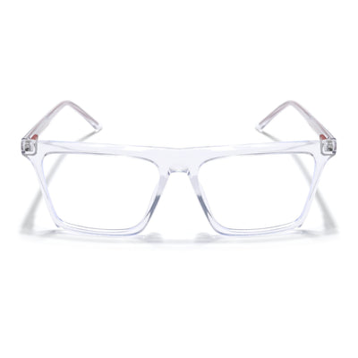 Eyejack Minimals Transparent Square Eyeglasses for Men & Women (A03FCL1320-C3)