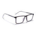 Eyejack Minimals Matt Grey Rectangle Eyeglasses for Men & Women (A04FCL1326-C2)