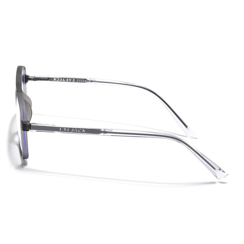 Eyejack Minimals Matt Grey Wayfarer Eyeglasses for Men & Women (A06FCL1340-C2)