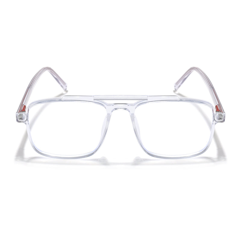 Eyejack Minimals Transparent Wayfarer Eyeglasses for Men & Women (A06FCL1341-C3)