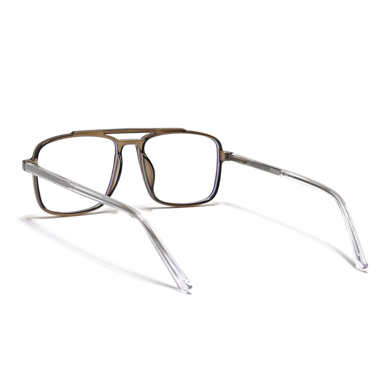 Eyejack Minimals Brown Wayfarer Eyeglasses for Men & Women (A06FCL1345-C7)