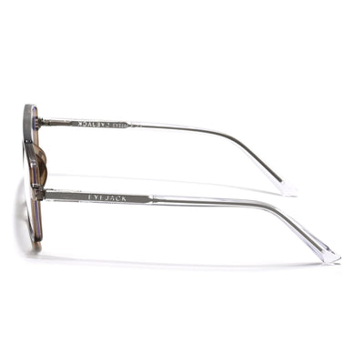 Eyejack Minimals Brown Wayfarer Eyeglasses for Men & Women (A06FCL1345-C7)