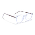 Eyejack Minimals Transparent Round Eyeglasses for Men & Women (A10FCL1369-C3)