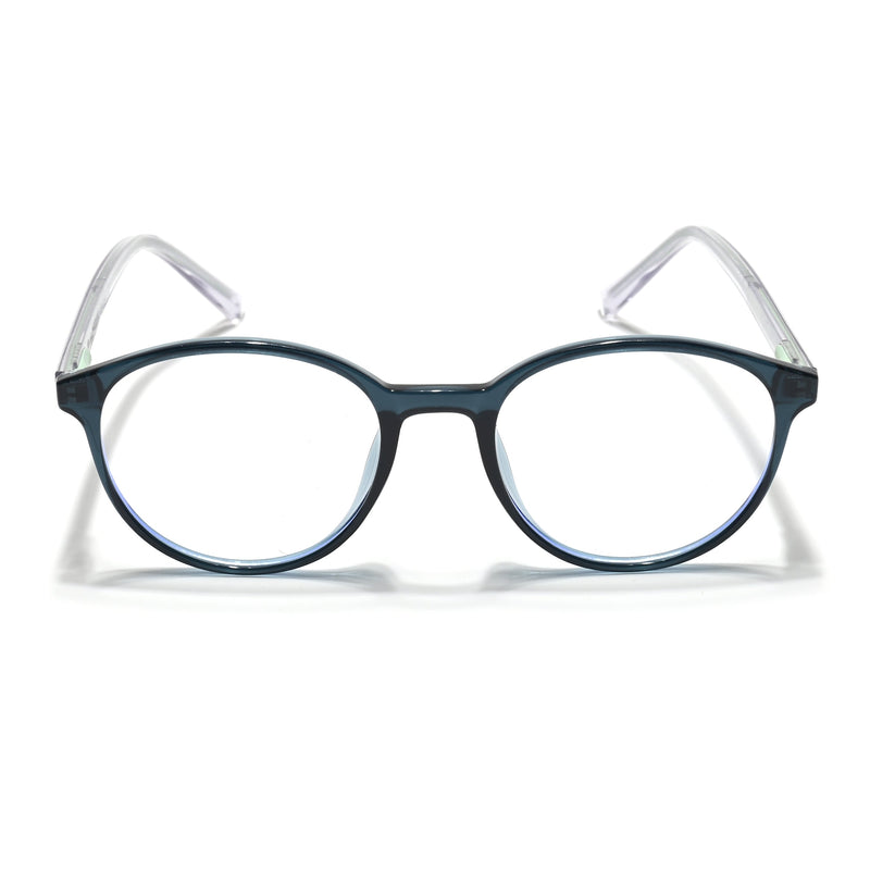 Eyejack Minimals Sea Green Round Eyeglasses for Men & Women (A10FCL1372-C6)