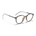 Eyejack Minimals Brown Round Eyeglasses for Men & Women (A10FCL1373-C7)