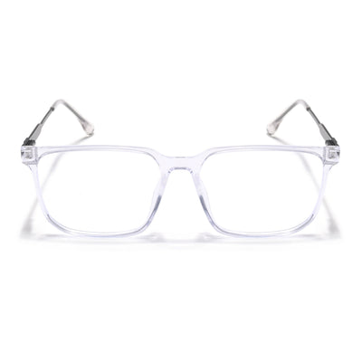 Eyejack Essentials Transparent Wayfarer Eyeglasses for Men & Women (B07FCL1418-C3)