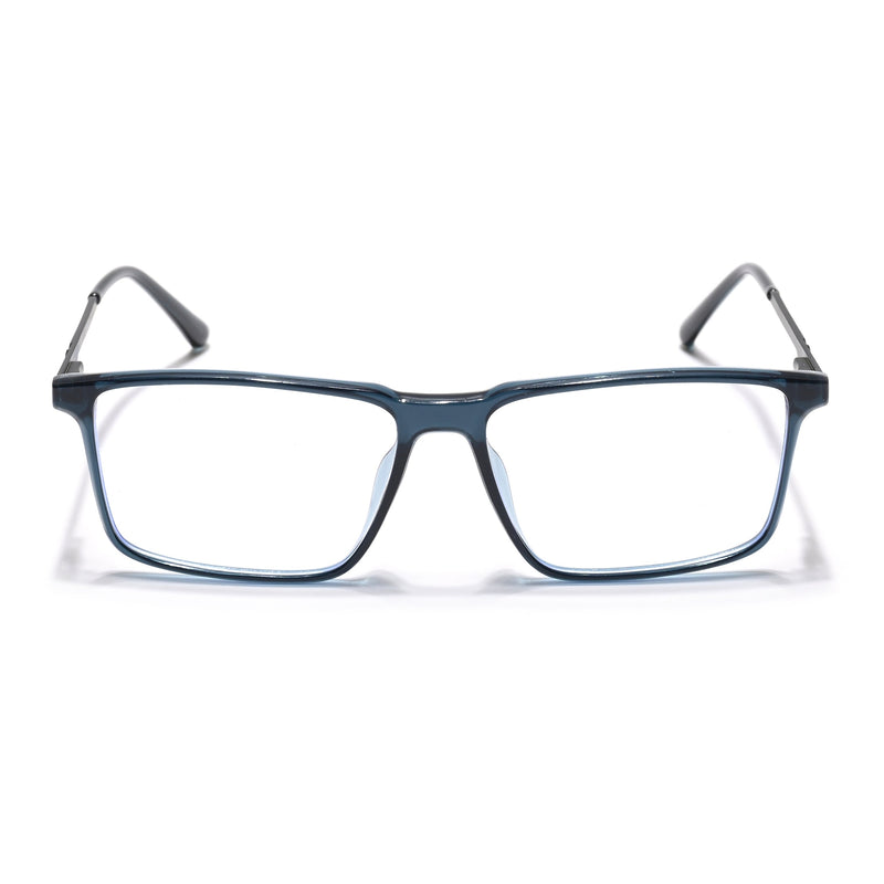 Eyejack Essentials Sea Green Rectangle Eyeglasses for Men & Women (B08FCL1428-C6)
