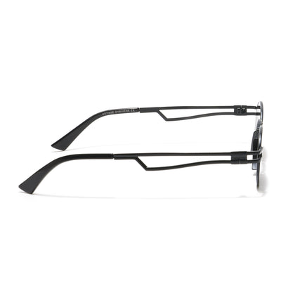 Orbit | Matte Black Round Sunglasses MG3587