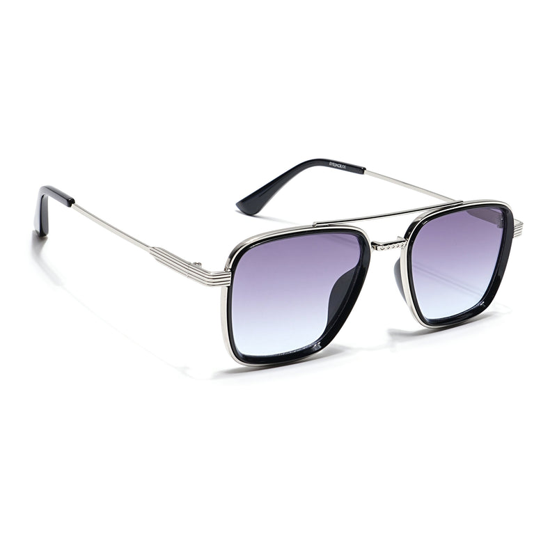 Eyejack Sliver Square Sunglasses for Men & Women (B80802CL835)