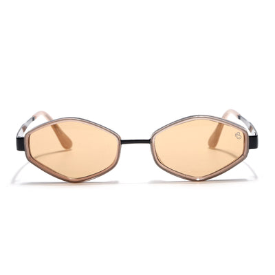 Hunter - Black & Brown Hexagonal Sunglasses (C554CL2231)