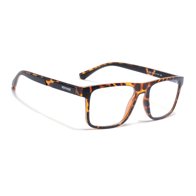 Voyage Demi Brown Wayfarer Clip-On Eyeglasses for Men & Women (CL002FMG8589)
