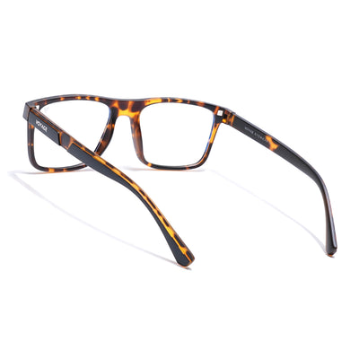 Voyage Demi Brown Wayfarer Clip-On Eyeglasses for Men & Women (CL002FMG8589)
