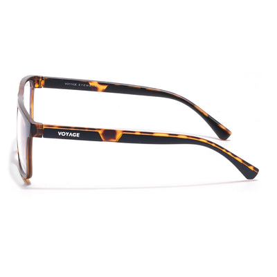 Voyage Demi Brown Wayfarer Clip-On Eyeglasses for Men & Women (CL002FMG8589)