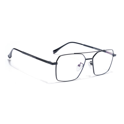 Voyage Black Wayfarer Clip-On Eyeglasses for Men & Women (CL201FMG8602)