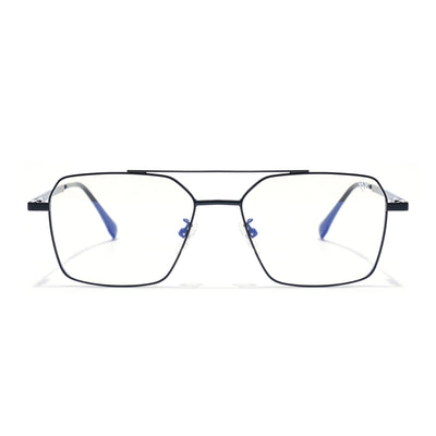 Voyage Black Wayfarer Clip-On Eyeglasses for Men & Women (CL201FMG8602)