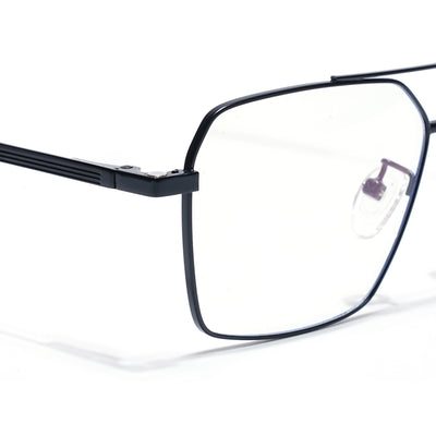 Voyage Black Wayfarer Clip-On Eyeglasses for Men & Women (CL201FMG8602)