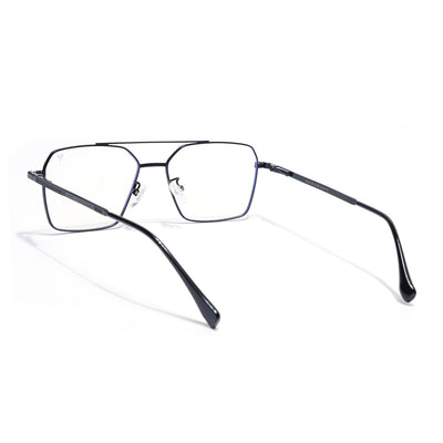 Voyage Black Wayfarer Clip-On Eyeglasses for Men & Women (CL201FMG8602)