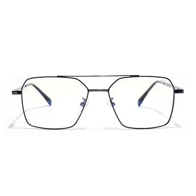 Voyage Grey Wayfarer Clip-On Eyeglasses for Men & Women (CL201FMG8603)