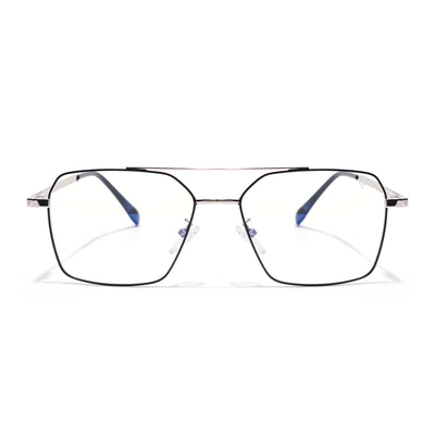 Voyage Golden Wayfarer Clip-On Eyeglasses for Men & Women (CL201FMG8605)