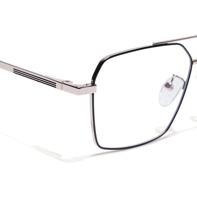 Voyage Golden Wayfarer Clip-On Eyeglasses for Men & Women (CL201FMG8605)