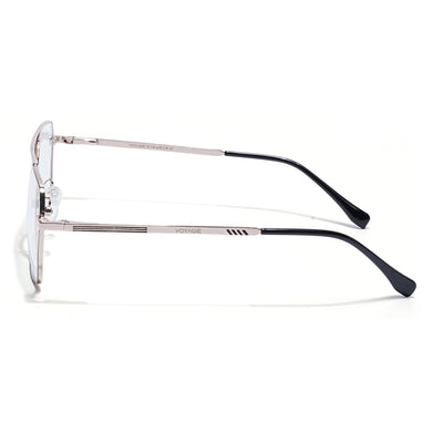 Voyage Golden Wayfarer Clip-On Eyeglasses for Men & Women (CL201FMG8605)