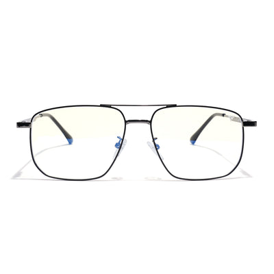 Voyage Grey Wayfarer Clip-On Eyeglasses for Men & Women (CL204FMG8599)
