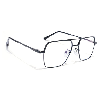 Voyage Black Wayfarer Clip-On Eyeglasses for Men & Women (CL209FMG8590)