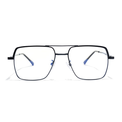 Voyage Black Wayfarer Clip-On Eyeglasses for Men & Women (CL209FMG8590)