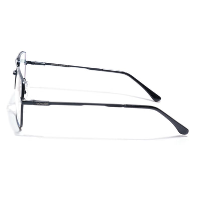 Voyage Black Wayfarer Clip-On Eyeglasses for Men & Women (CL209FMG8590)