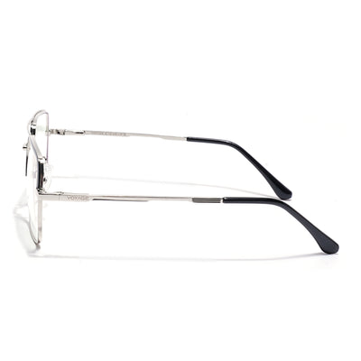 Voyage Silver Wayfarer Clip-On Eyeglasses for Men & Women (CL209FMG8592)