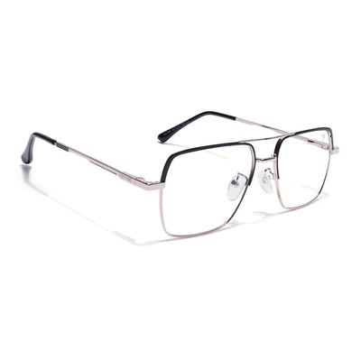 Voyage Golden Wayfarer Clip-On Eyeglasses for Men & Women (CL209FMG8593)