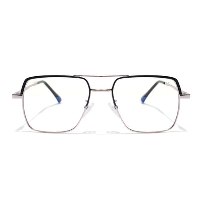 Voyage Golden Wayfarer Clip-On Eyeglasses for Men & Women (CL209FMG8593)