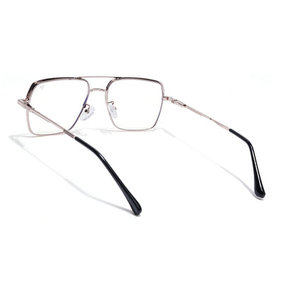 Voyage Golden Wayfarer Clip-On Eyeglasses for Men & Women (CL209FMG8593)