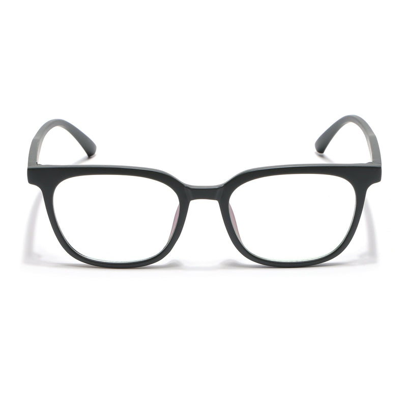 Eyejack Canment Olive Square Eyeglasses for Men & Women (CM20019FCL1855-C8)