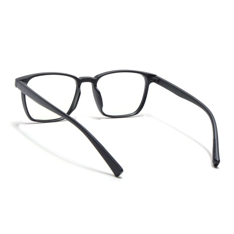 Eyejack Canment Matt Black Square Eyeglasses for Men & Women (CM20024FCL1869-C2)