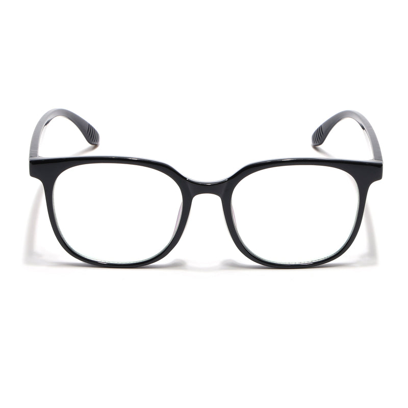 Eyejack Canment Shine Black Round Eyeglasses for Men & Women (CM20030FCL1878-C1)