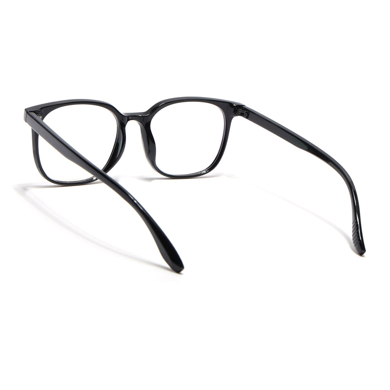 Eyejack Canment Shine Black Round Eyeglasses for Men & Women (CM20030FCL1878-C1)