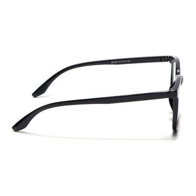 Eyejack Canment Shine Black Round Eyeglasses for Men & Women (CM20030FCL1878-C1)